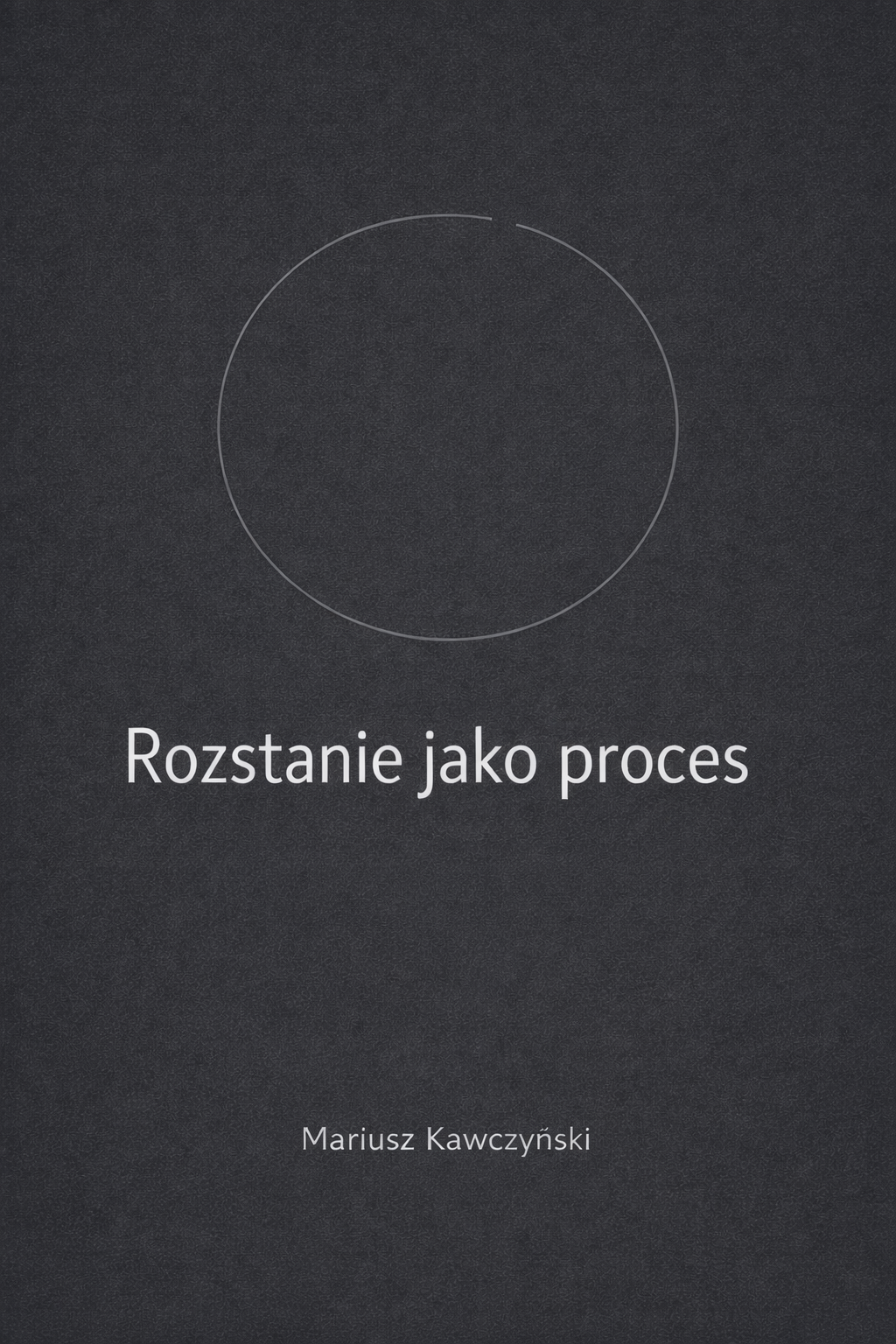 Rozstanie jako proces – okładka